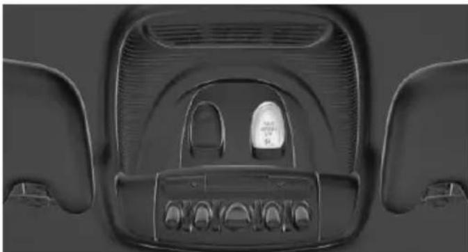 MINI Countryman (2020) - Indicator light for the front-seat passenger airbags - 1
