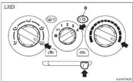 LHD 1 2 3 4 OFF B AA005628