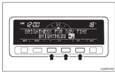 AM 12:00 18°C BRIGHTNESS FOR DAY TIME BRIGHTNESS 2 AA8095680