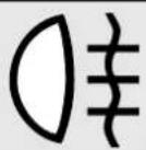 MITSUBISHI L200 (2015) - Rear fog lamp indication lamp - 1
