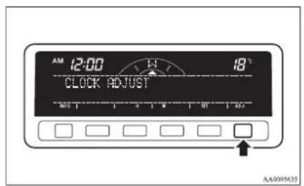AM 12:00 CLOCK ADJUST AA0095635