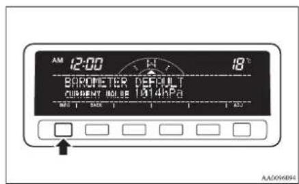 AM 12:00 18°C BARDIMETER DEFAULT CURRENT VALUE 1014kPa M/S T S/CK T T T A/U AA0096094