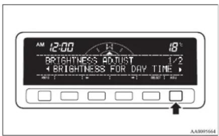 AM 12:00 BRIGHTNESS ADJUST 1/2 BRIGHTNESS FOR DAY TIME AA8995664