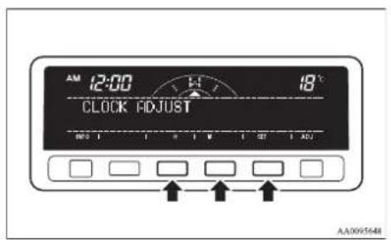 AM 12:00 CLOCK ADJUST 18°C AA095648