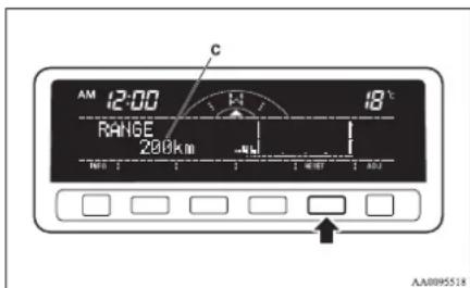AM 12:00 RANGE 200km C 18° -40Hz A03 AA0095518