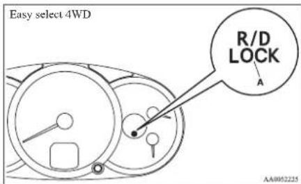 Easy select 4WD R/D LOCK A AA0052225