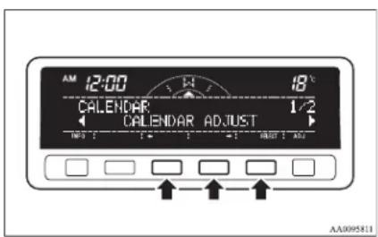 12:00 18°C CALENDAR CALENDAR ADJUST 1/2 AA0095811