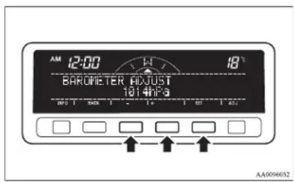 AM 12:00 18°C BAROMETER MAXUST 1814HPa AA0096052