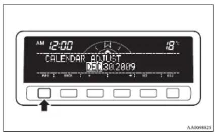 AM 12:00 CALENDAR ADJUST 05/03/2009 AA009825