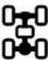 MITSUBISHI L200 (2014) - Transfer shift lever position and 2WD/4WD operation indication lamp - 3