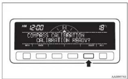 AM 12:00 H 18° COMPASS CALIBRATION CALIBRATION READY? AA0095763