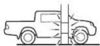 MITSUBISHI L200 (2014) - The side airbags and curtain airbags MAY NOT DEPLOY when... - 3