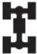 MITSUBISHI L200 (2014) - Transfer shift lever position and 2WD/4WD operation indication lamp - 1