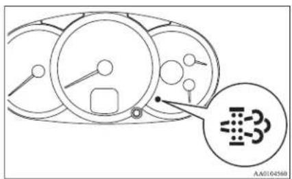 MITSUBISHI L200 (2014) - DPF warning lamp - 1