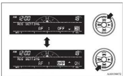 AM 12:00 ROE SETTING AF : OFF AM 12:00 ROE SETTING AF : OFF AA0104472