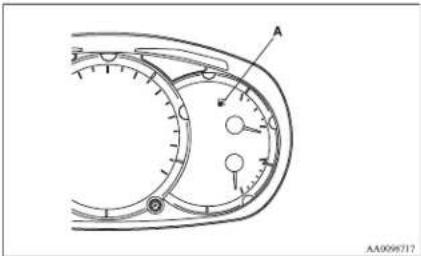 MITSUBISHI L200 (2013) - Low fuel warning lamp - 1