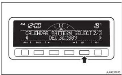 AM 12:00 18° CALENDAR PATTERN SELECT 2/3 DEC.30.2009 AA0091833