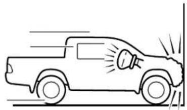 MITSUBISHI L200 (2013) - Deployment of front airbags - 1