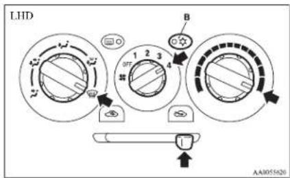 LHD 1 2 3 4 OFF B AA0055020