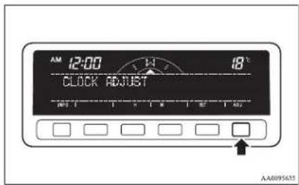 AM 12:00 18° CLOCK ADJUST AA6095635