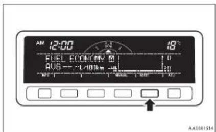 AM 12:00 18°C FUEL ECONOMY 10 AVG -1/4000-10 MUST 10000000000000000000000000000000000000000000000000000000 AA6161534