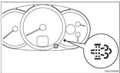 MITSUBISHI L200 (2013) - DPF warning lamp - 1