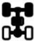 MITSUBISHI L200 (2013) - Transfer shift lever position and 2WD/4WD operation indication lamp - 1