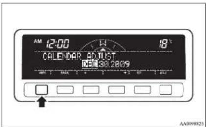 12:00 CALENDAR ADJUST 09/03/2009 AA009825