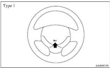 MITSUBISHI L200 (2013) - Horn switch - 1