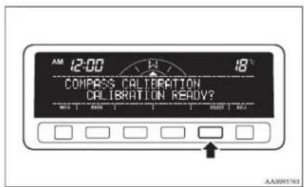 12:00 18° COMPASS CALIBRATION CALIBRATION READY? AA099763