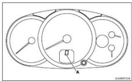 MITSUBISHI L200 (2012) - Selector lever position indicator - 1