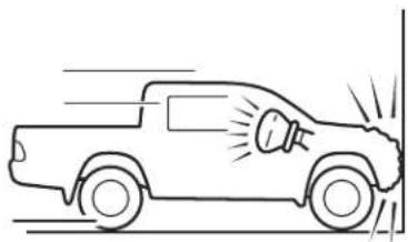 MITSUBISHI L200 (2012) - Deployment of front airbags - 1