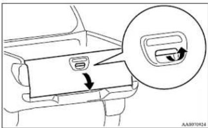 Diagram showing car intake compartment with directional arrow and magnified view of the intake slot