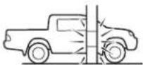 MITSUBISHI L200 (2012) - The side airbags and curtain airbags MAY NOT DEPLOY when... - 3