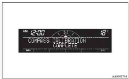 AM 12:00 W 18° COMPRESS CALIBRATION COMPLETE NO. 1 COMPLETE 1 AM AA0065794