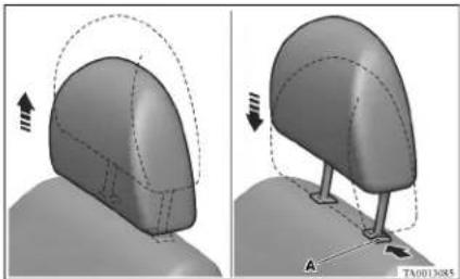 MITSUBISHI L200 (2012) - To adjust height - 1