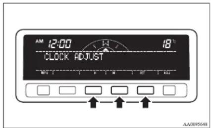 AM 12:00 18° CLOCK ADJUST AA0095648