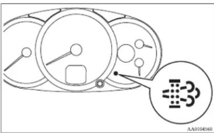 MITSUBISHI L200 (2012) - DPF warning lamp - 1
