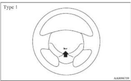 MITSUBISHI L200 (2012) - Horn switch - 1