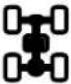 MITSUBISHI L200 (2012) - Transfer shift lever position and 2WD/4WD operation indication lamp - 2