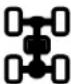 MITSUBISHI L200 (2011) - Transfer shift lever position and 2WD/4WD operation indication lamp - 2