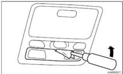 MITSUBISHI L200 (2011) - Front room lamp and personal lamps\* - 1