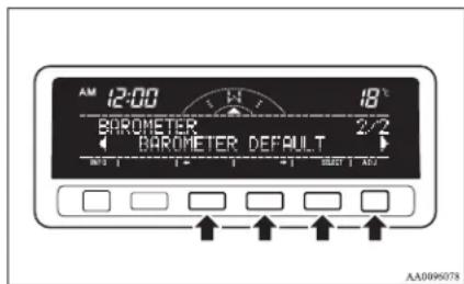 AM 12:00 18° BAROMETER 2/2 BAROMETER DEFAULT AA0096078