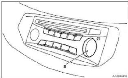 MITSUBISHI L200 (2011) - With the key in the "LOCK" position - 1