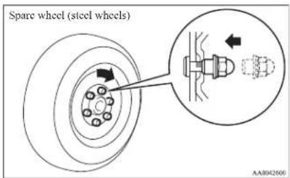 Spare wheel (steel wheels) AA0042600