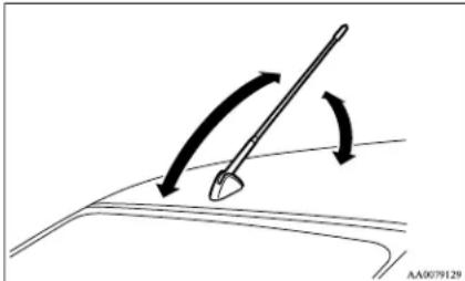 MITSUBISHI L200 (2011) - Roof antenna\* - 1