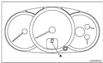 MITSUBISHI L200 (2011) - Selector lever position indicator - 1
