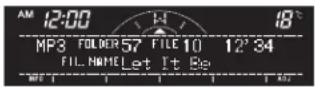 MITSUBISHI L200 (2011) - MP3 title - 2