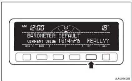 AM 12:00 H1 18°C BAROMETER DEFAULT CURRENT VALUE 1014HPB REALLY? AA009681