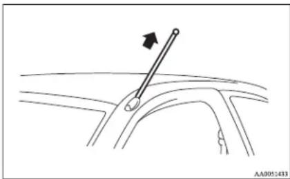MITSUBISHI L200 (2011) - Pillar antenna\* - 1